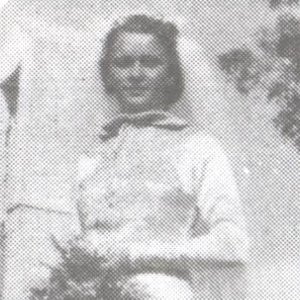 Nellie Swart op 18 Maart 1950 met haar troue met Coen Swart